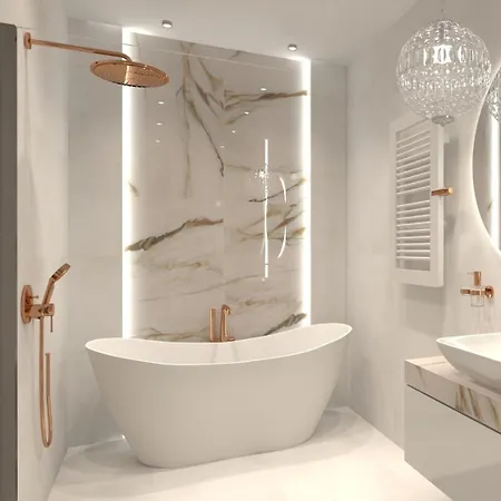 Hanza Tower White 23 & Pool Appartement *