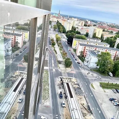 Appartement Hanza Tower White 23 & Pool Szczecin